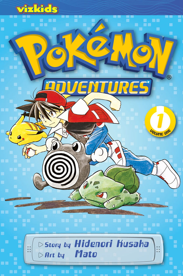 Front Cover - Pokémon Adventures (Red and Blue), Vol. 1 - Pop Weasel