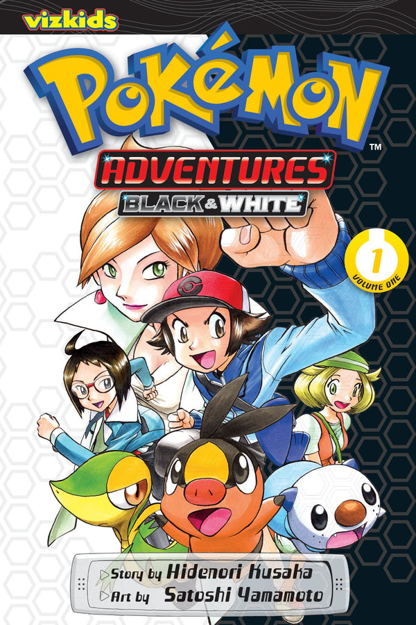 Front Cover - Pokémon Adventures: Black and White, Vol. 01 - Pop Weasel