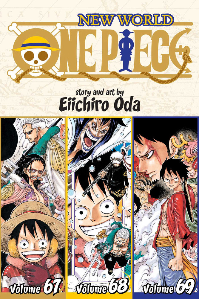 Front Cover One Piece (Omnibus Edition), Vol. 23 Includes vols. 67, 68 & 69 ISBN 9781421591209 - Manga - Image - Pop Weasel