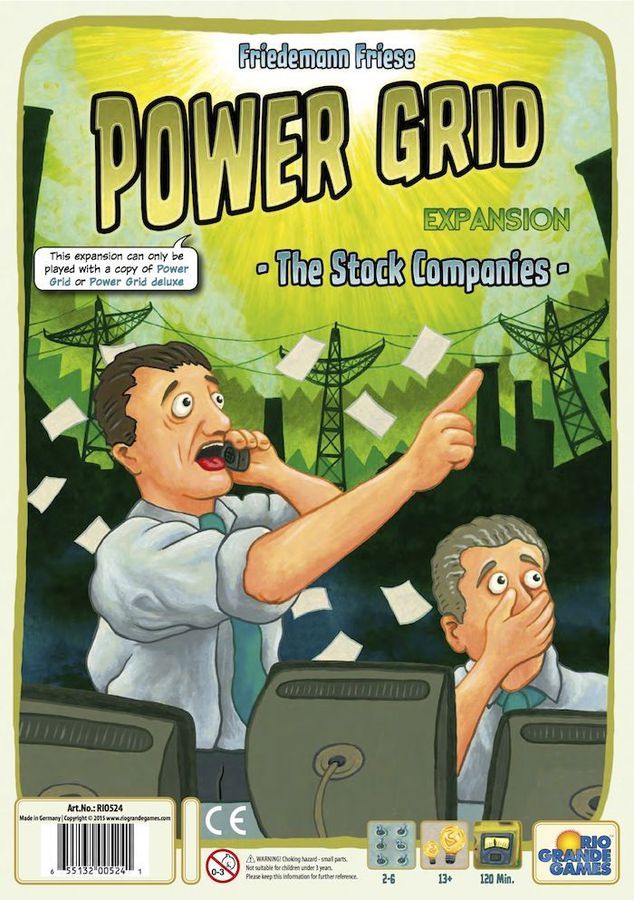 Pop Weasel Image of Power Grid: The Stock Companies Expansion - Board Games - Image - Pop Weasel