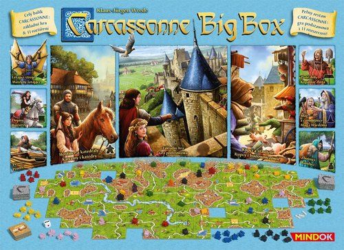 Pop Weasel Image of Carcassonne Big Box 2017