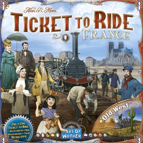 Pop Weasel Image of Ticket to Ride France/Old West Map 6 - Board Games - Image - Pop Weasel