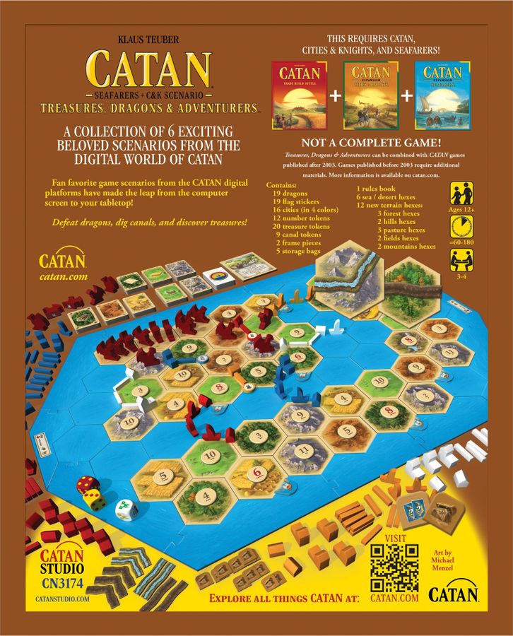 Catan: Treasures, Dragons & Adventurers Expansion - Board Games - Image - Pop Weasel