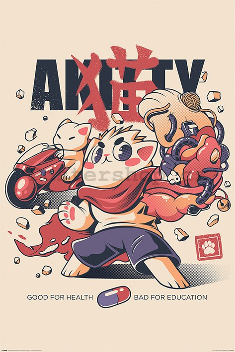 Pop Weasel Image of Illustra - Akitty Poster
