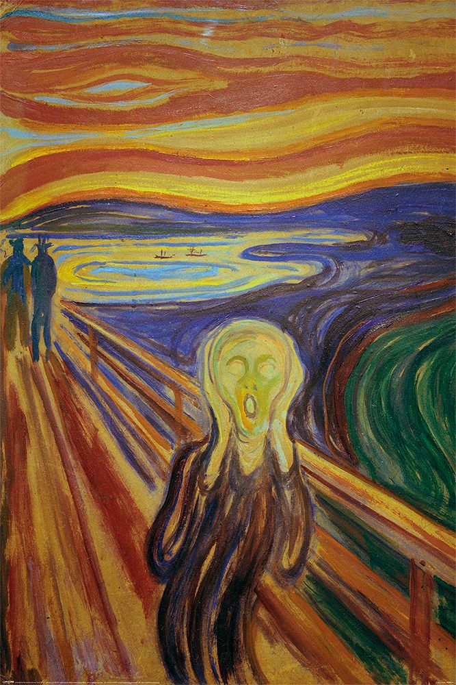 Pop Weasel Image of Edvard Munch - The Scream Poster - Posters - Image - Pop Weasel