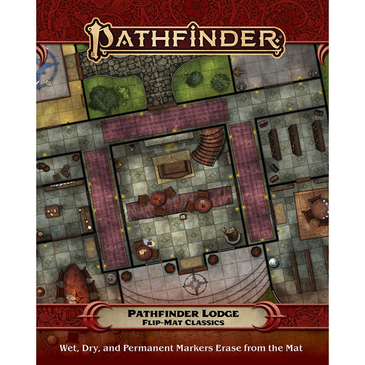 Pop Weasel Image of Pathfinder Accessories Flip-Mat Classics: Pathfinder Lodge