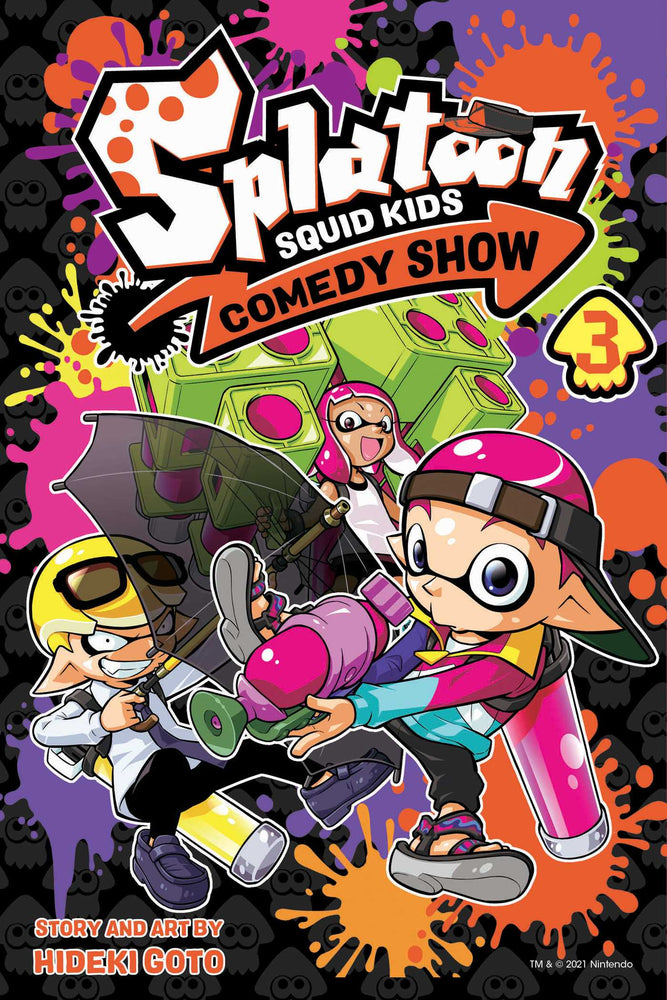 Front Cover Splatoon: Squid Kids Comedy Show, Vol. 03 ISBN 9781974717040 - Manga - Image - Pop Weasel