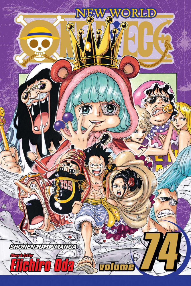 Front Cover One Piece, Vol. 74 ISBN 9781421578675 - Manga - Image - Pop Weasel