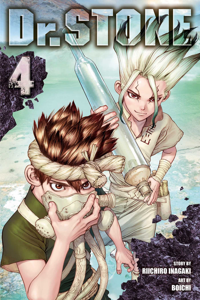 Front Cover Dr. STONE, Vol. 04 ISBN 9781974704460 - Manga - Image - Pop Weasel