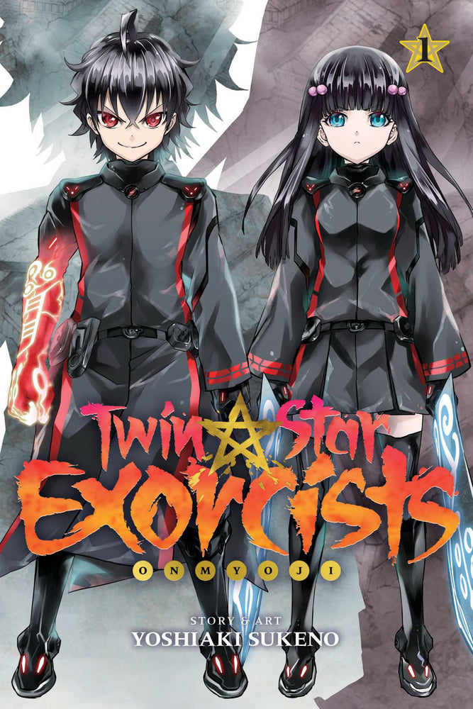 Front Cover Twin Star Exorcists, Vol. 01 ISBN 9781421581743 - Manga - Image - Pop Weasel