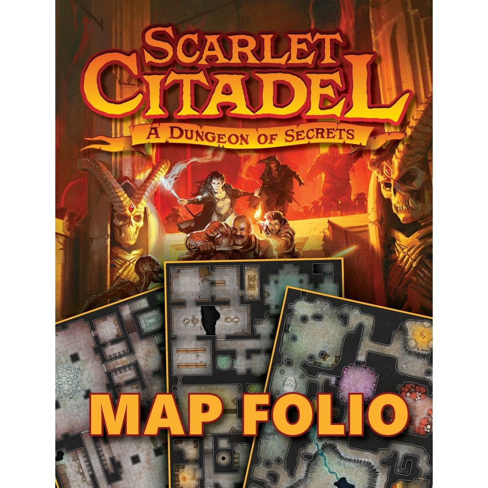 Pop Weasel Image of Kobold Press Scarlet Citadel Map Folio - RPG - Image - Pop Weasel