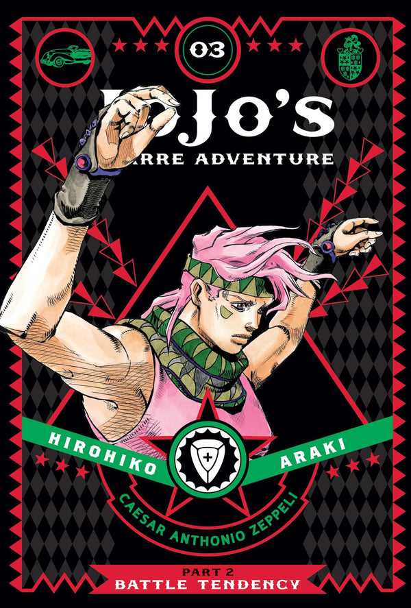 Front Cover - JoJo's Bizarre Adventure: Part 02--Battle Tendency, Vol. 03 - Pop Weasel
