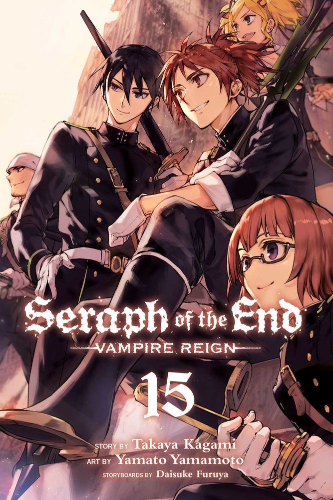 Front Cover Seraph of the End, Vol. 15 Vampire Reign ISBN 9781974701421 - Manga - Image - Pop Weasel