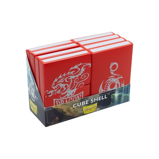 Pop Weasel Image of Deck Box - Dragon Shield - Cube Shell - Red