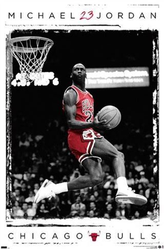 Pop Weasel Image of Michael Jordan - Slam Dunk Poster - Posters - Image - Pop Weasel