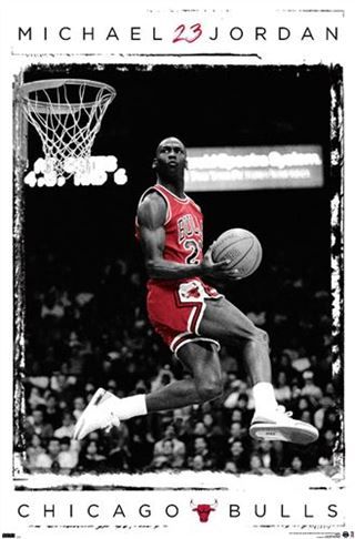 Pop Weasel Image of Michael Jordan - Slam Dunk Poster