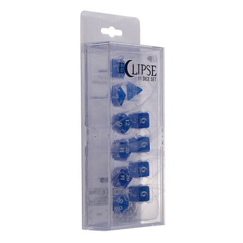 Eclipse 11 Dice Set: Pacific Blue