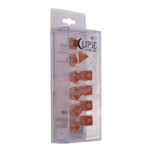 Eclipse 11 Dice Set: Pumpkin Orange