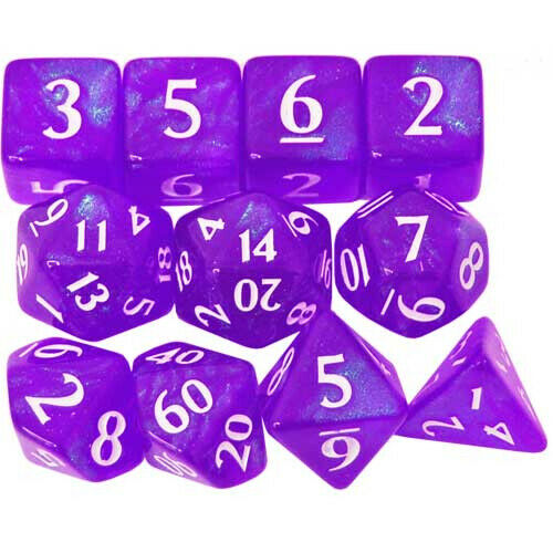 Eclipse 11 Dice Set: Royal Purple - Dice & Accessories - Image - Pop Weasel