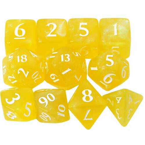 Eclipse 11 Dice Set: Lemon Yellow