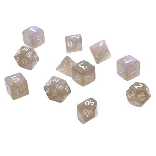 Eclipse 11 Dice Set: Smoke Grey