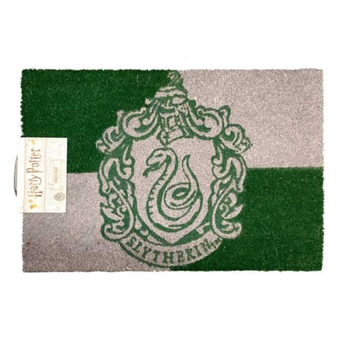 Licensed Doormat - Harry Potter Slytherin Crest - Door Mat - Image - Pop Weasel