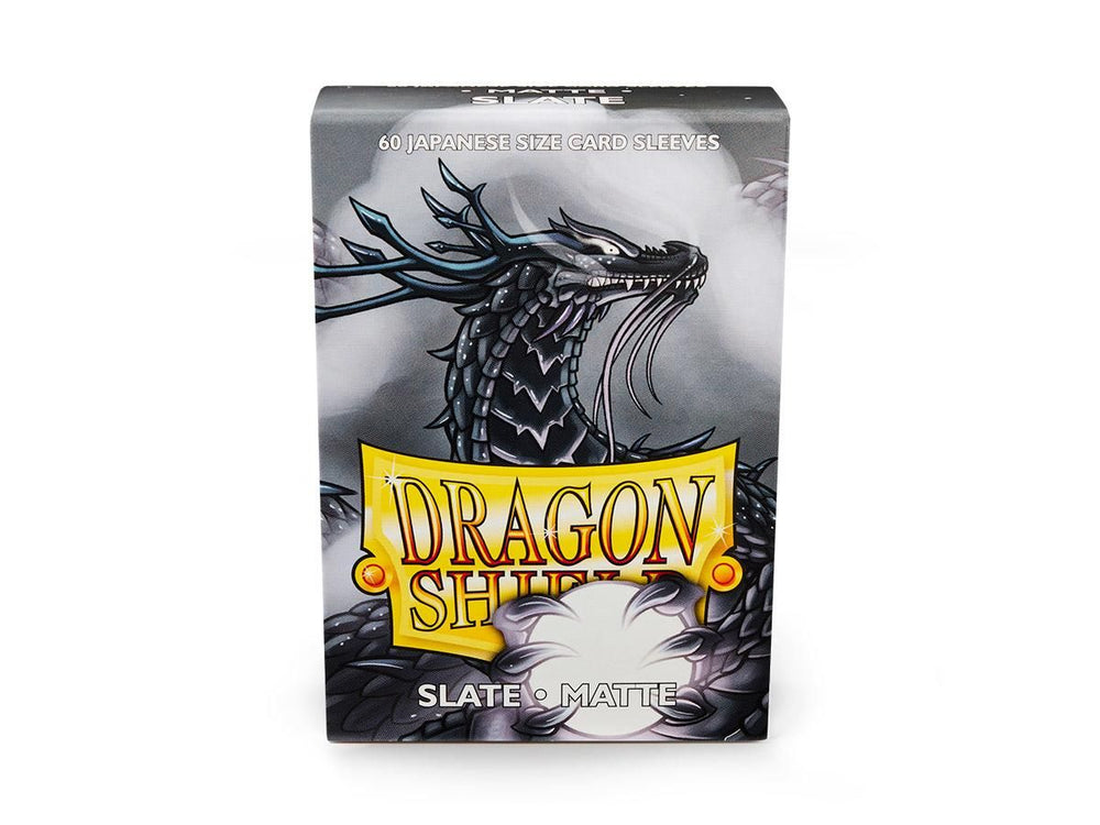 Pop Weasel Image of Sleeves - Dragon Shield Japanese - Box 60 - Slate Matte - TCG Accessories - Image - Pop Weasel