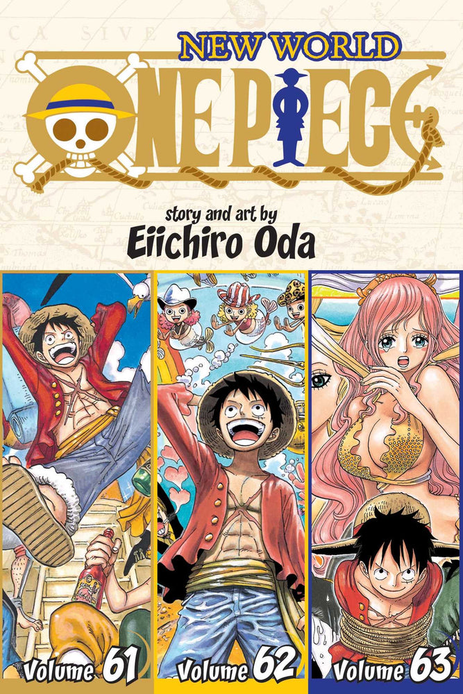 Front Cover One Piece (Omnibus Edition), Vol. 21 Includes Vols. 61, 62 & 63 ISBN 9781421591186 - Manga - Image - Pop Weasel