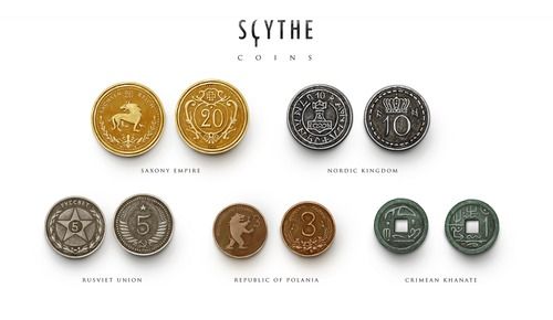 Pop Weasel Image of Scythe Metal Coins