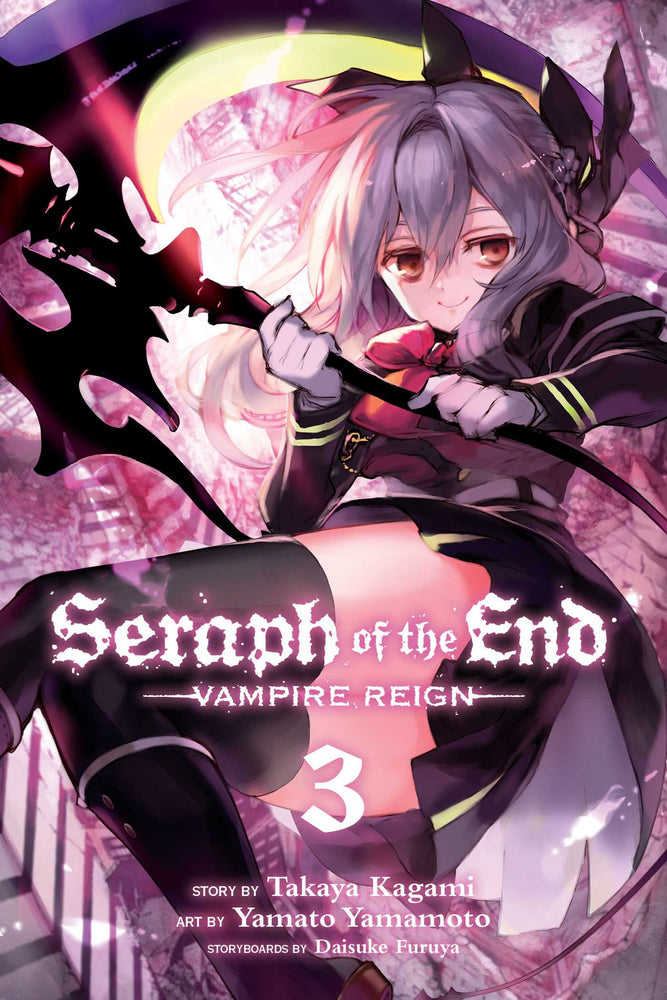 Front Cover Seraph of the End, Vol. 03 Vampire Reign ISBN 9781421571522 - Manga - Image - Pop Weasel