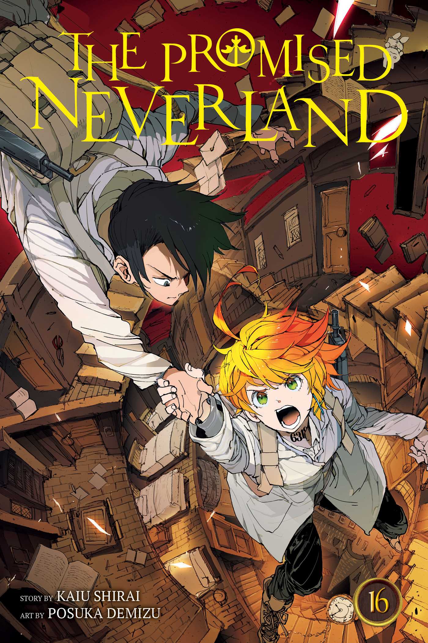 Front Cover - The Promised Neverland, vol 16 - Pop Weasel