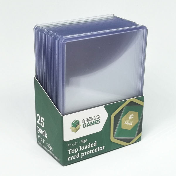 Pop Weasel Image of LPG Top Loaded Card Protector 3"x4" 35pt (25)
