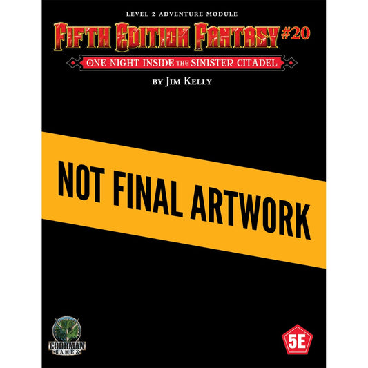 Pop Weasel Image of Fifth Edition Fantasy Adventure #20 - One Night Inside the Sinister Citadel