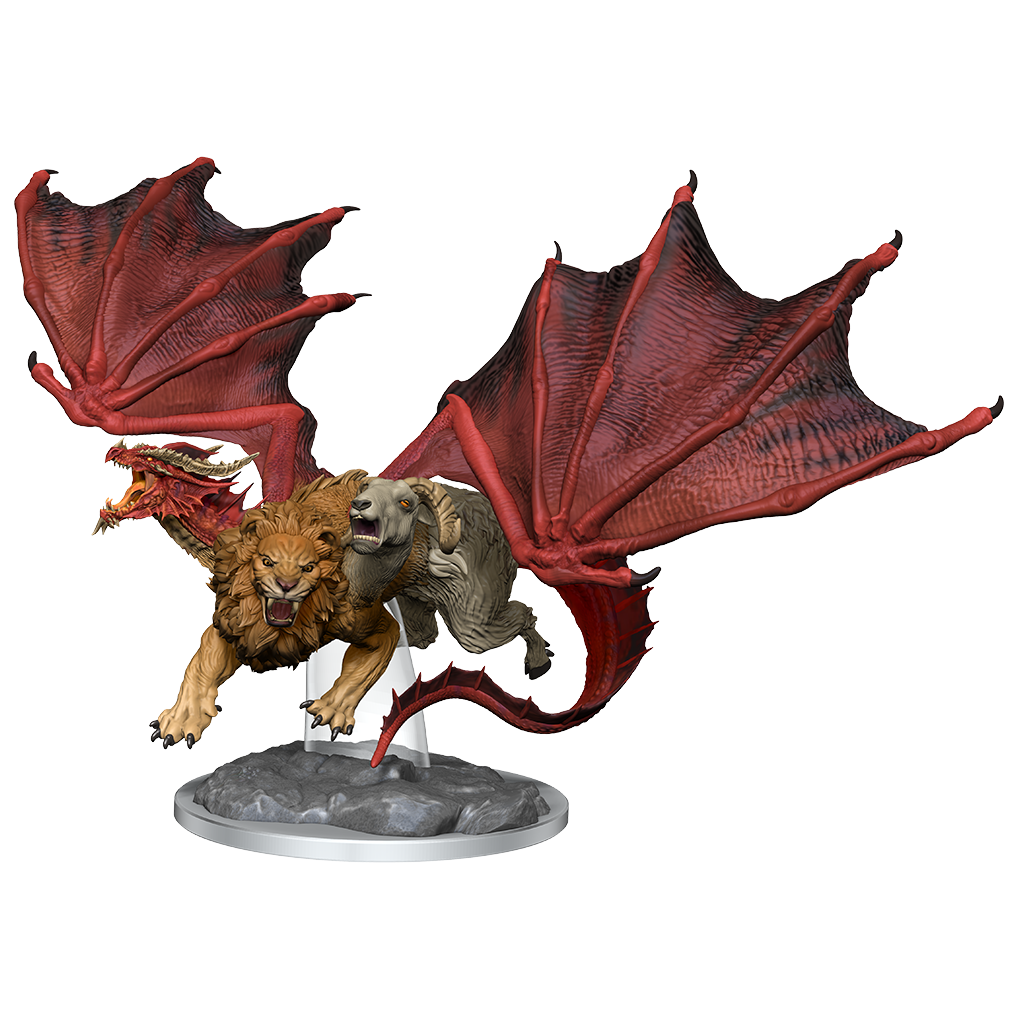 Pop Weasel Image of D&D Nolzurs Marvelous Unpainted Miniatures Chimera Paint Night Kit