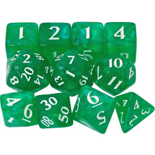 Eclipse 11 Dice Set: Forest Green - Dice & Accessories - Image - Pop Weasel