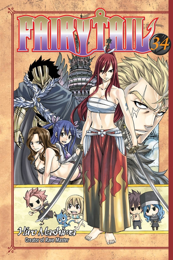Front Cover Fairy Tail 34 ISBN 9781612624112