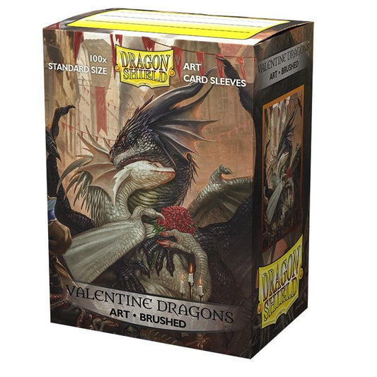 Pop Weasel Image of Sleeves - Dragon Shield - Box 100 - MATTE Art - Valentine Dragons 2021