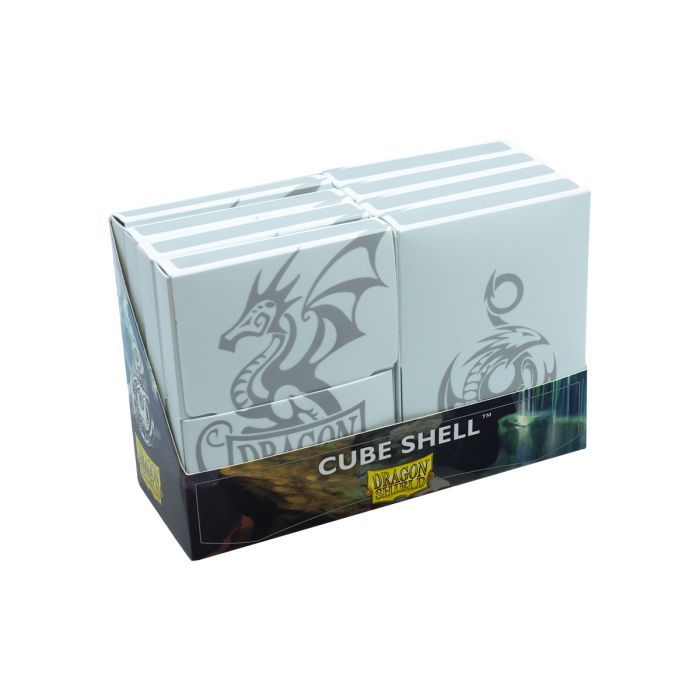 Pop Weasel Image of Deck Box - Dragon Shield - Cube Shell - White - TCG Accessories - Image - Pop Weasel