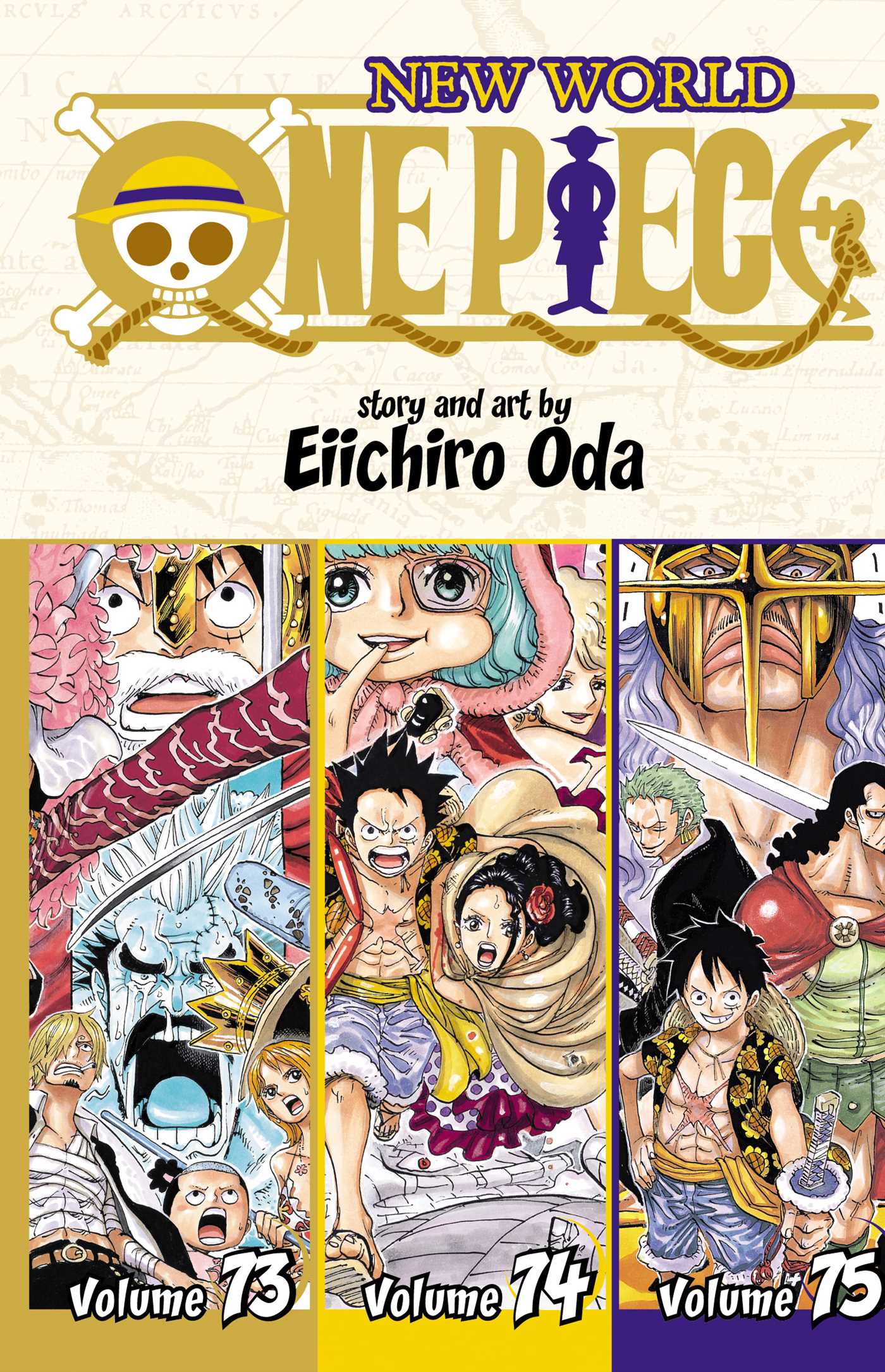 Front Cover One Piece (Omnibus Edition), Vol. 25 Includes vols. 73, 74 & 75 ISBN 9781421596174