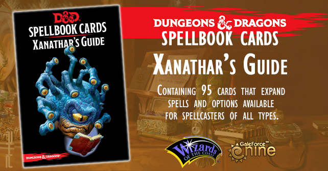 Pop Weasel Image of D&D Spellbook Cards Xanathars Deck (95 Cards) 2018 Edition - RPG - Image - Pop Weasel