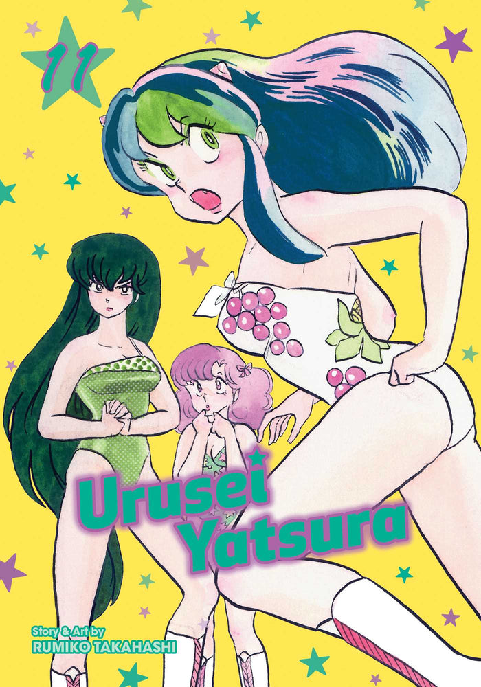 Front Cover Urusei Yatsura, Vol. 11 ISBN 9781974703524 - Manga - Image - Pop Weasel