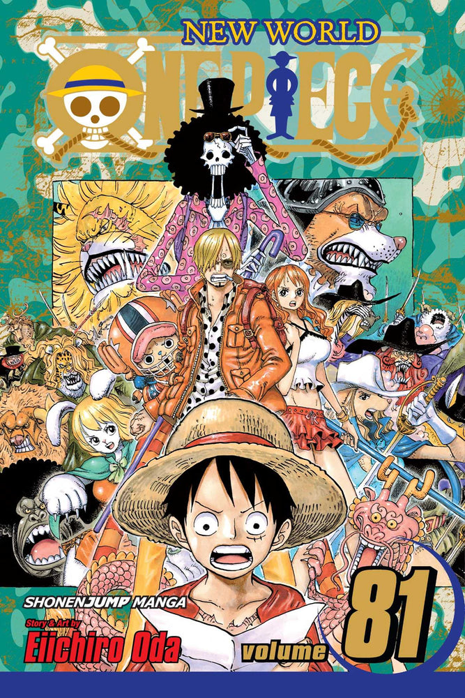 Front Cover One Piece, Vol. 81 ISBN 9781421591599 - Manga - Image - Pop Weasel