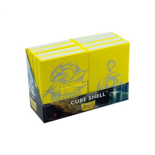 Pop Weasel Image of Deck Box - Dragon Shield - Cube Shell - Yellow